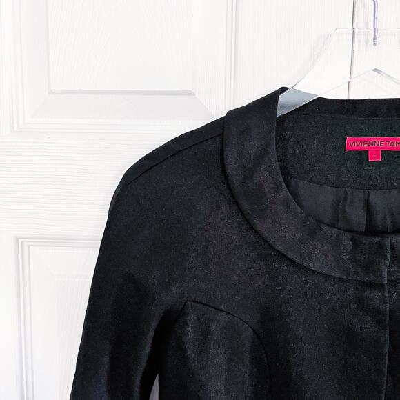 Vivienne Tam Black Metallic Evening Jacket - Picture 2 of 9